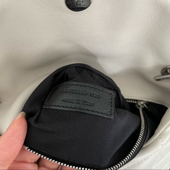 Saint Laurent White Loulou Puffer Mini Leather Bag - Picture 10 of 14